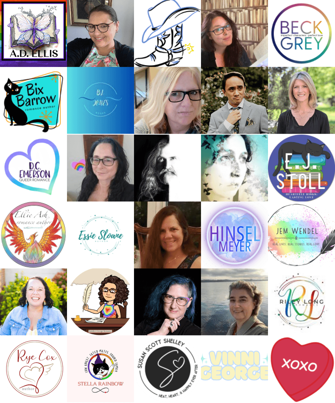 Candy Hearts Authors for Rainbow Railroad